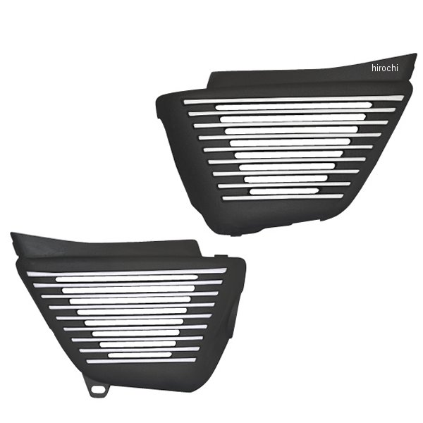 マッドマックス MAD MAX アルフインカバーサイドカバー (アルフィン) 削出し エイプ50 黒 MM19-0420-03 WO店