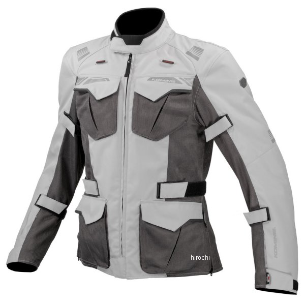 JK-150 コミネ KOMINE 春夏モデル プロテクト メッシュアドベンチャージャケット ライトグレー Sサイズ 4573325793170 WO店の通販は