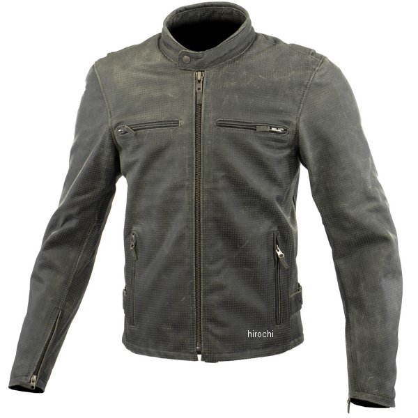 コミネ KOMINE 春夏モデル ベンティッドシングルライダースレザージャケット 黒 2XLサイズ 4573325789517 WO店