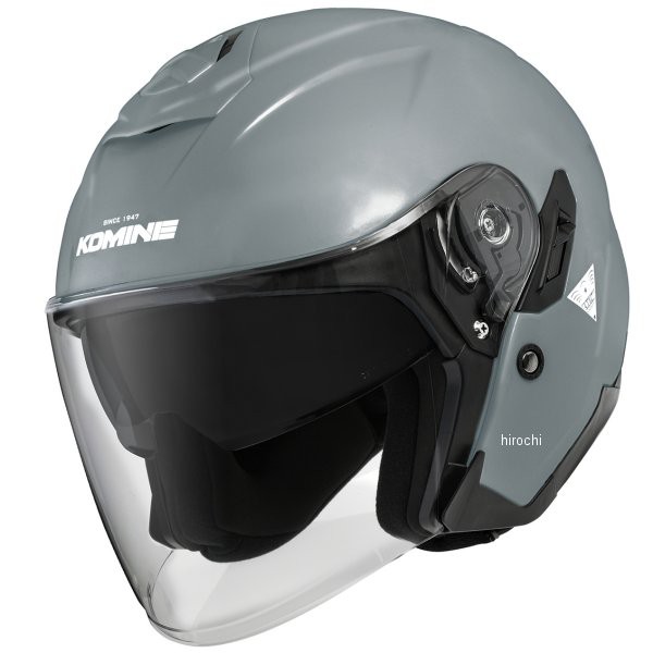 HK-172 コミネ KOMINE FL コンポジット FRP ジェットヘルメット バサルトグレー Lサイズ 4582611190111 WO店の通販は