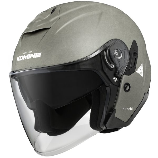 HK-172 コミネ KOMINE FL コンポジット FRP ジェットヘルメット ガンメタル Lサイズ 4582611190142 WO店