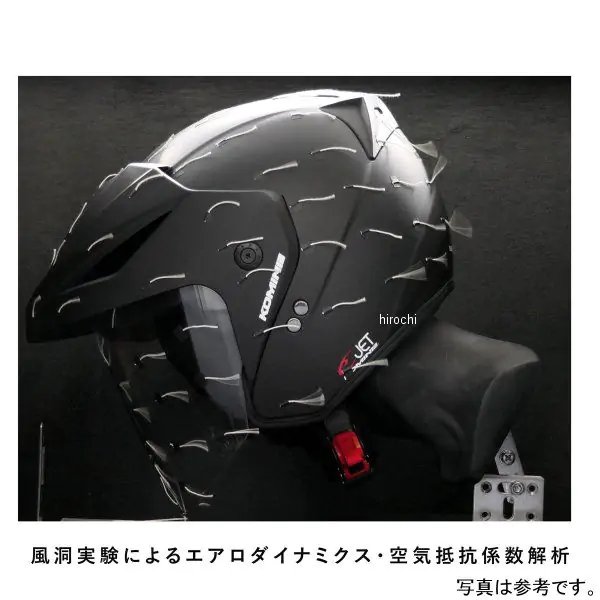 HK-1651 コミネ KOMINE ジェットヘルメット エーラ2 ガンメタル L