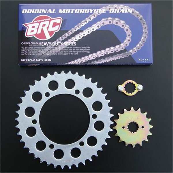 ビーアールシー BRC スチールスプロケ&シルバーチェーン520サイズキット ゼファー400、ゼファーχ 9560-BRC WO店の通販は