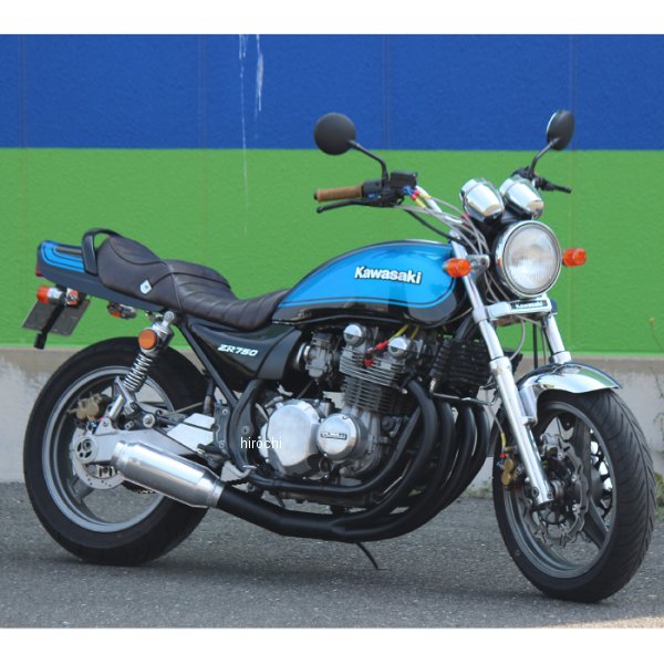 マッドマックス MAD MAX モナカ管マフラー ゼファー750/RS 黒 MM10