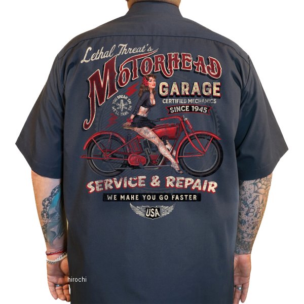 リーサルスレット Lethal Threat SHRT MTRHEAD GARG GY XL 3040-3323 WO店