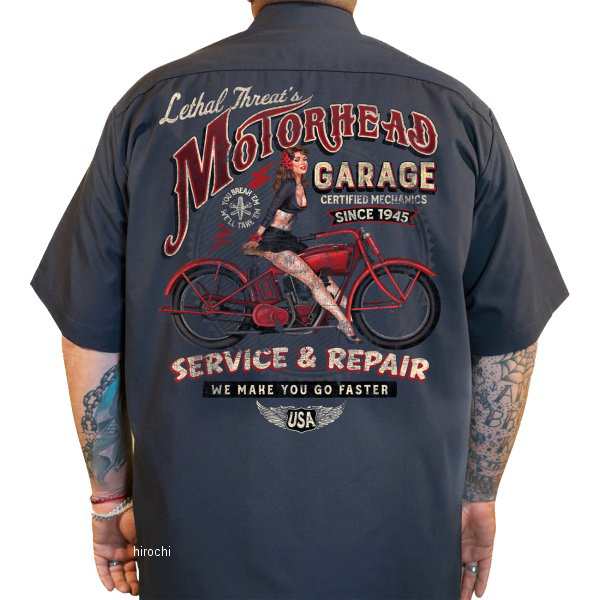 リーサルスレット Lethal Threat SHRT MTRHEAD GARG GY 2XL 3040-3324 WO店 10,073円