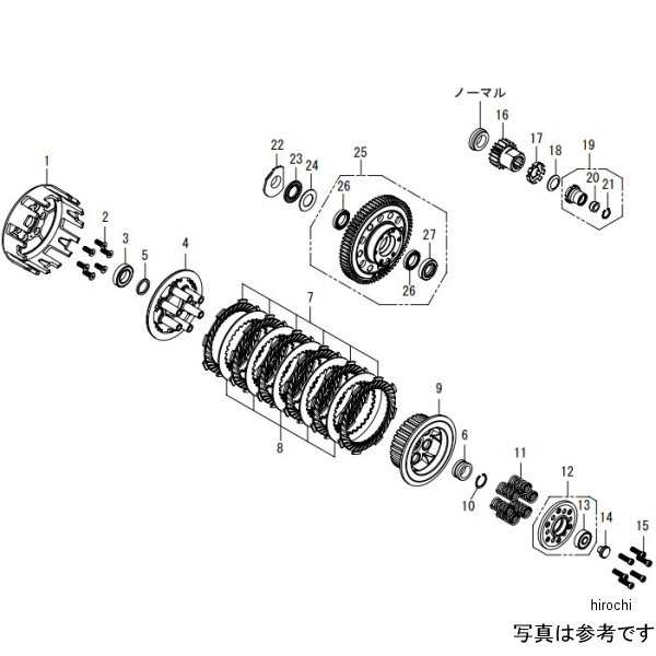 SP武川 乾式クラッチインナーキット タイプ-R モンキー 02-02-0177 WO店