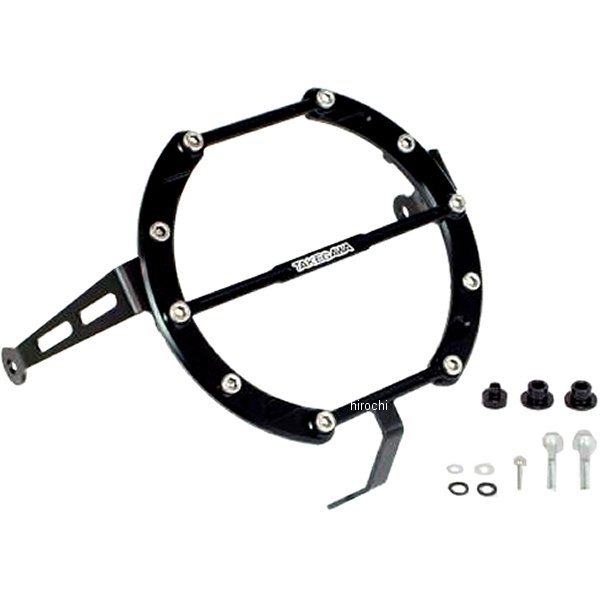 SP武川 ヘッドライトガード ビレット ブラック ダックス125 09-09-0087 WO店