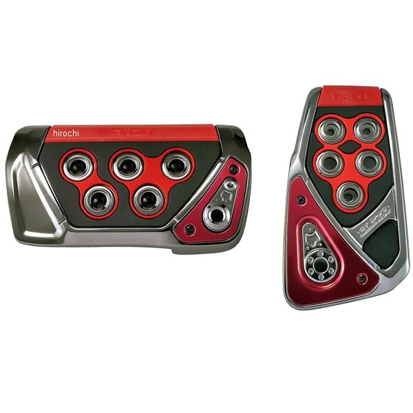 カーメイト ペダルセット RAZO GT SPEC  AT-S 赤 RP101RE WO店