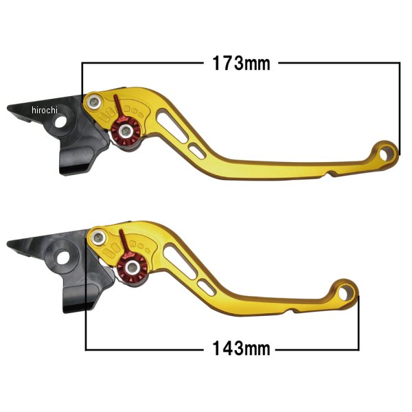 HO108-135-0204 ユーカナヤ U-KANAYA ビレットレバーセット スタンダードタイプ ショート 21年以降 GB350、GB350S 青 HD店 HO108-135-0204-01 アルミビレットレバーセット スタンダードタイプ