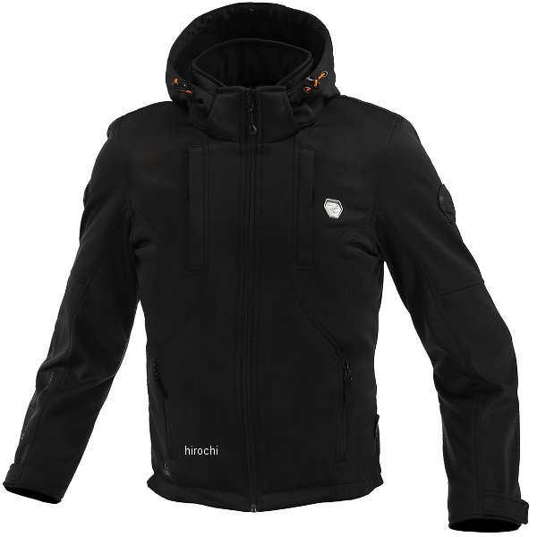 葉明様オーダー コミネ KOMINE 秋冬モデル プロテクトソフトシェルシステムパーカ 黒