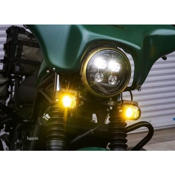 キジマ フォグランプキット LED イエロー レブル250 Sエディション 205-6161Y WO店_3