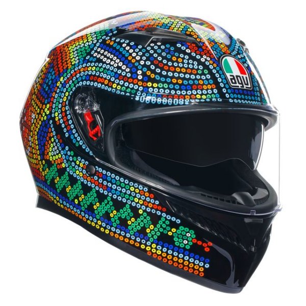 エージーブイ AGV フルフェイスヘルメット K3 MPLK 001-ROSSI WT 2018 XLサイズ(61-62cm) 18381007001-XL WO店