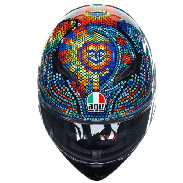 エージーブイ AGV フルフェイスヘルメット K3 MPLK 001-ROSSI WT 2018 