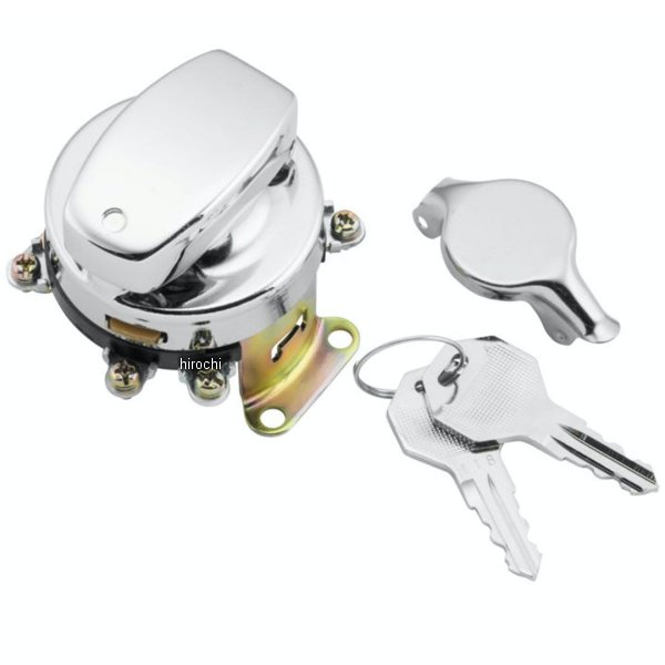 492237 ツインパワー TWIN POWER ファットボブイグニッションスイッチ クローム 030709 WO店