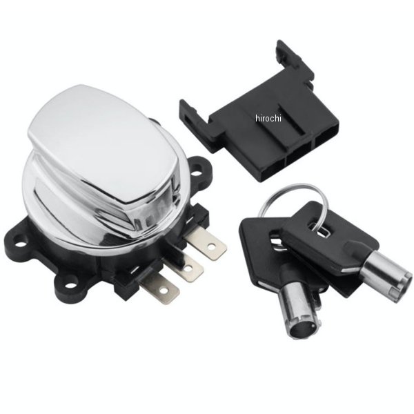 492398 ツインパワー TWIN POWER ファットボブイグニッションスイッチ クローム 030713 WO店