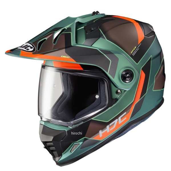 HJH230 エイチジェイシー HJC オフロードヘルメット DS-X1 シナジー 緑 Sサイズ HJH230GR01S WO店の通販は