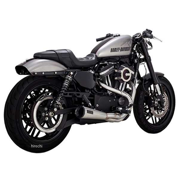 バンス＆ハインズ VANCE&HINES フルエキゾースト ステンレス2-1 アップスウィープ 04年-13年 スポーツスター 27637 WO店