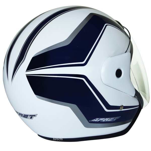リード工業 APRET ジェットヘルメット レイトオリジナル 白/青 フリーサイズ(57cm-60cm) APRETREIT1 WO店の通販は