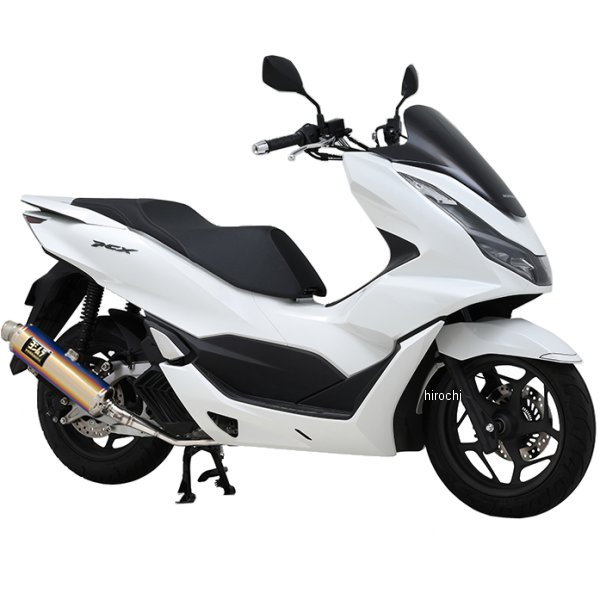 ヨシムラ フルエキゾースト 機械曲GP-MAGNUM105サイクロン EXPORT SPEC 23年 PCX チタンブルー 110A-49F-5U80B WO店