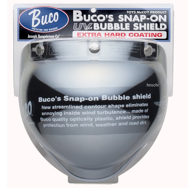 ブコ BUCO スナップオンバブルシールドEXハードコート クローム
