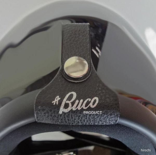 ブコ BUCO ジェットヘルメット ベビーブコ ストライプ アイボリー/ブラックライン MLサイズ 0107BBCS01024 WO店_1
