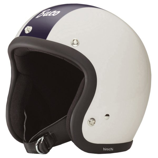 ブコ BUCO ジェットヘルメット エクストラブコ ストライプ アイボリー/ブラックライン XLサイズ 0107EBCS01026 WO店の通販は