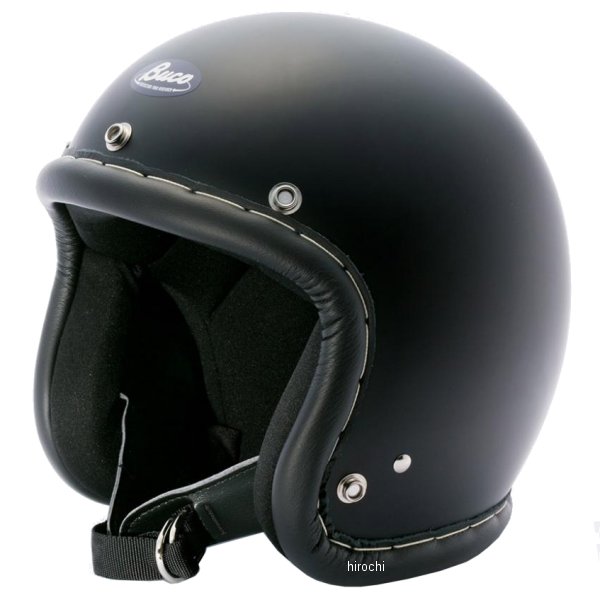 Buco S-Mサイズ ブコヘルメットブラック レザーストラップ