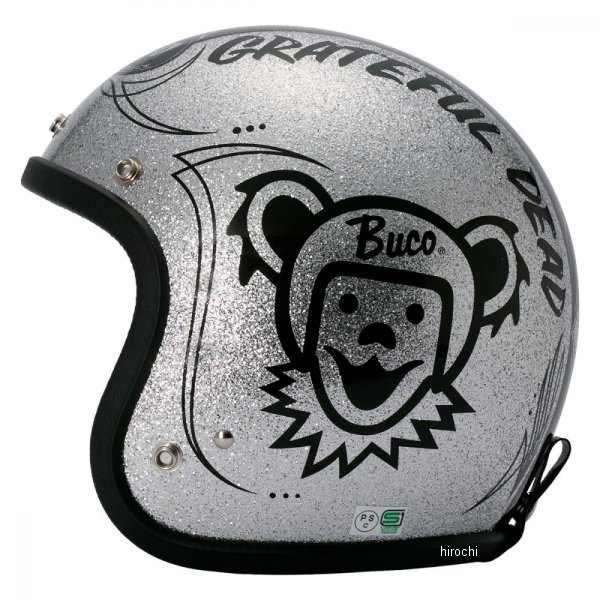 ブコ BUCO ジェットヘルメット ベビーブコ グレートフルデッド'23 シルバーフレーク SMサイズ 0107BBCGFD3083 WO店_1