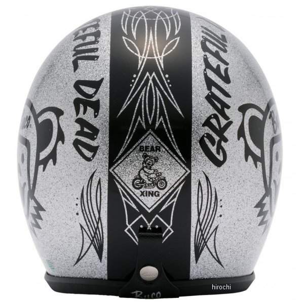 ブコ BUCO ジェットヘルメット ベビーブコ グレートフルデッド'23 シルバーフレーク SMサイズ 0107BBCGFD3083 WO店_2