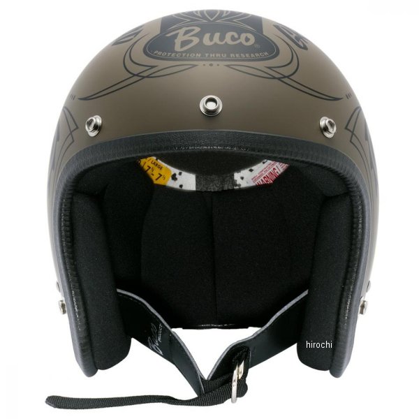 専用 BUCO ジェットヘルメット ブラック Lサイズ スモールジェット