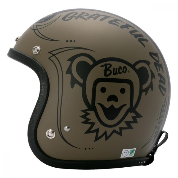 ブコ BUCO ジェットヘルメット エクストラブコ グレートフルデッド'23 コヨーテ XLサイズ 0107EBCGFD3CY6 WO店_1