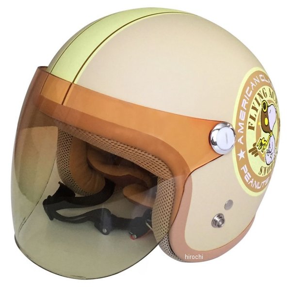 アークス AXS SNJ-44 ジェットヘルメット スヌーピー レディース マットアイボリー 54-57cm 0135SNJ44 WO店の通販は 11,722円