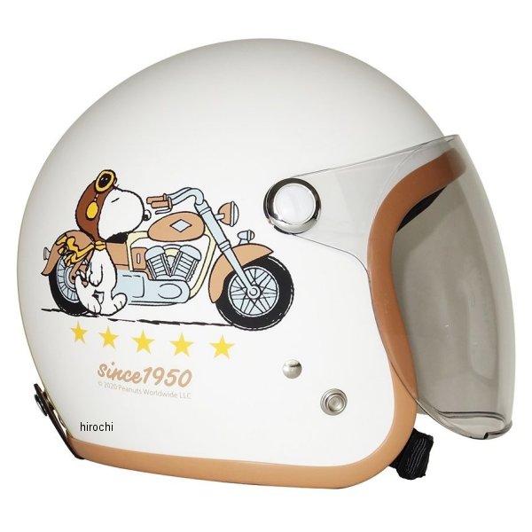 アークス AXS SNJ-79 ジェットヘルメット スヌーピーバイカー2 マット