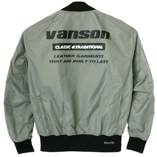 バンソン VANSON 春夏モデル ナイロンMA-1ジャケット セージグリーン Lサイズ 4580709901311 WO店の通販は