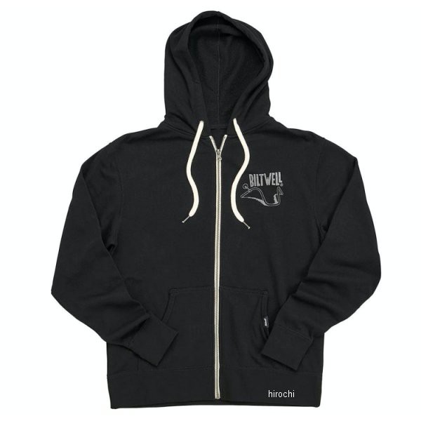 Biltwell ビルトウェル Biltwell "OOPS" ジップパーカー ブラック XL 8123-103-005 WO店の通販は 8,178円