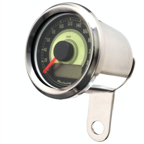 NEO FACTORY ネオファクトリー 48mm レトロフェイス アジャスタブルスピードメーター 031292 WO店の通販は