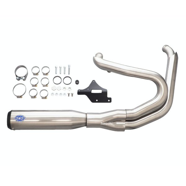 S&S エスアンドエス クオリファイヤー 2in1フルエキゾースト ブラッシュステン 06年-17年 ダイナ 550-1097 WO店