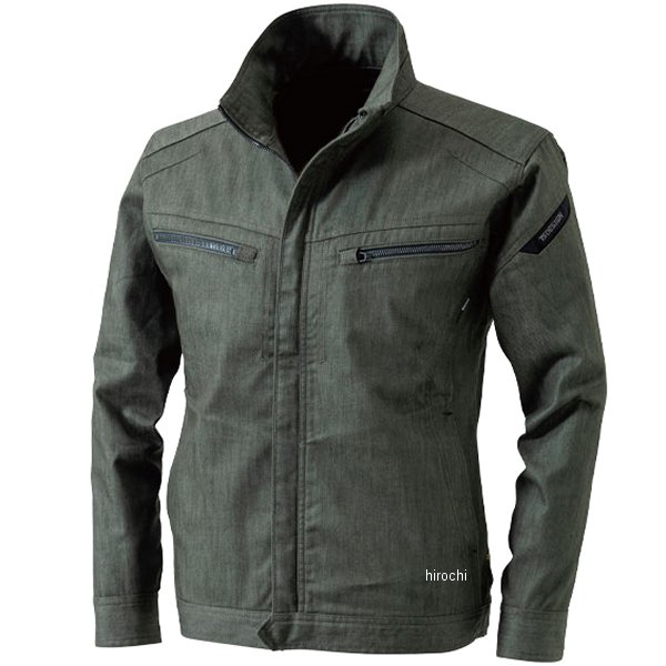 TSデザイン レイヤードツイルロングスリーブジャケット カーキグリーン 5Lサイズ 5316 WO店の通販は 6,180円