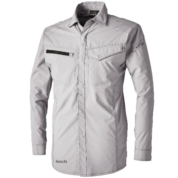 TSデザイン エコハイブリッドダブルクロスライトシャツ シルバーグレー Sサイズ 4615 WO店の通販は