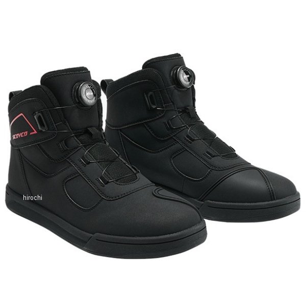 スコイコ SCOYCO ライディングシューズ 26cm 黒/赤 4582555846488 WO店の通販はブーツ