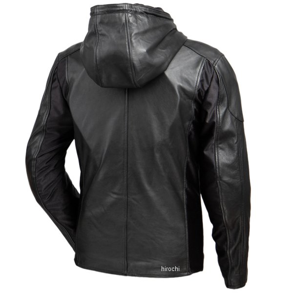 デグナー DEGNER 2024年春夏モデル フード付きレザージャケット 黒 S