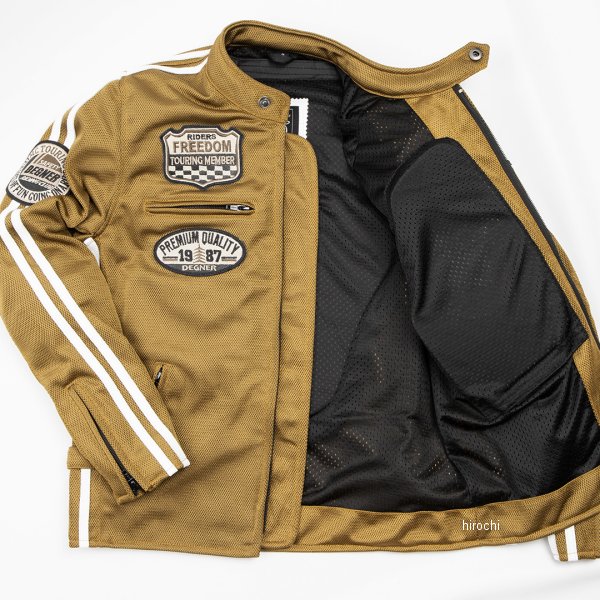 デグナー DEGNER 2024年春夏モデル テキスタイルメッシュジャケット レディース ブラウン Mサイズ FR24SJ-6 WO店の通販は