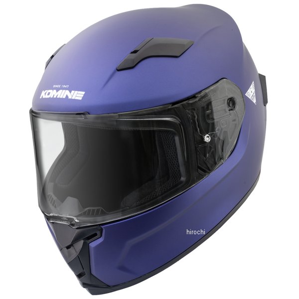 コミネ KOMINE FL フルフェイスヘルメット マットメタルブルー Mサイズ 4582611231319 WO店の通販は 11,969円