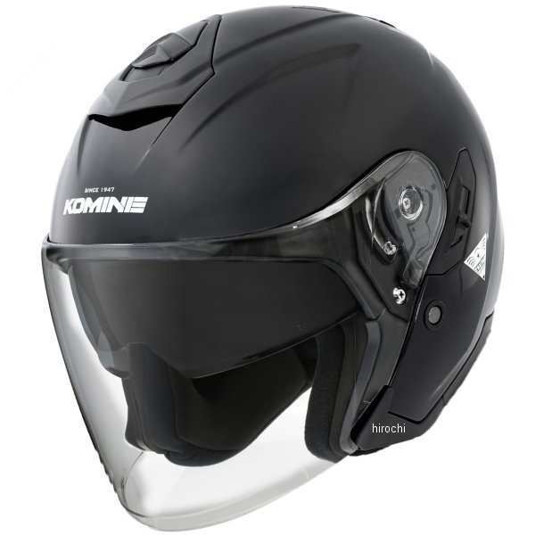 コミネ KOMINE FL コンポジット FRP ジェットヘルメット グロスブラック Mサイズ 4582611231432 WO店 16,180円