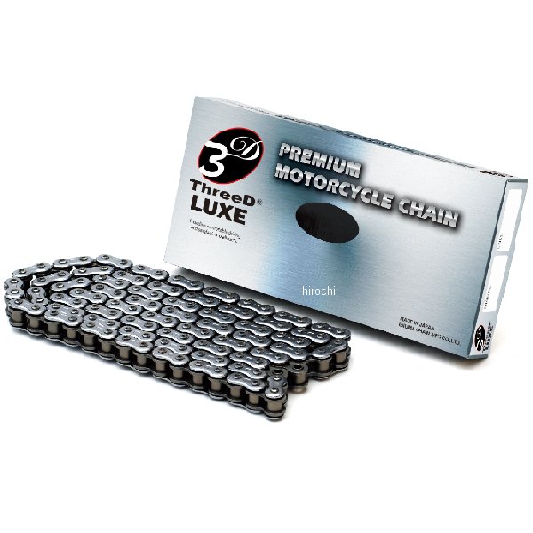 EKチェーン 江沼チェーン ThreeD LUXEシリーズ 530L/3D 120L カシメジョイント シルバー 4571291771512 WO店