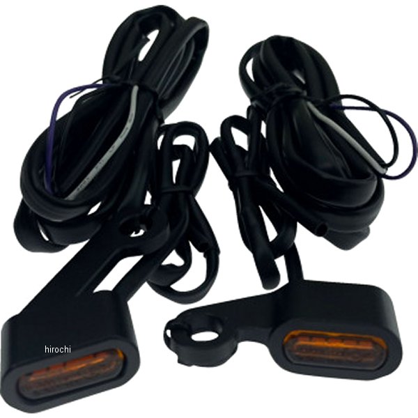 DRAG LEDハンドルバーマーカーライト 04年-06年 XL883 黒/アンバー 2040-3056 WO店