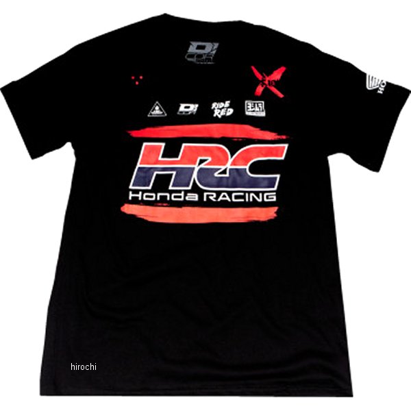 D'cor Visuals Tシャツ ホンダ HRC 黒 XLサイズ 3030-23891 WO店