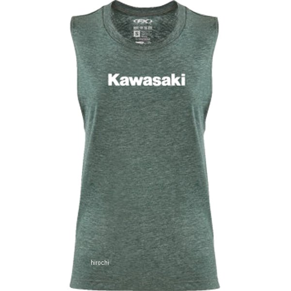 ファクトリーFX FACTORY EFFEX タンクトップ KAWASAKI ヘザーフォレストグリーン レディース Mサイズ 3031-4260 WO店の通販は 7,212円