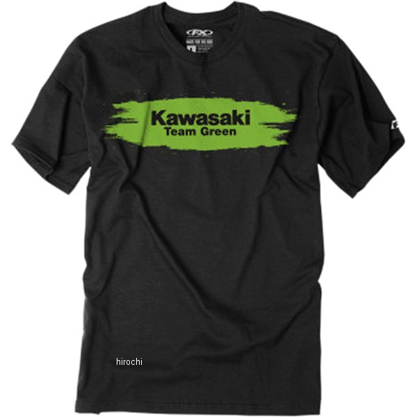 ファクトリーFX FACTORY EFFEX Tシャツ KAWASAKI TEAMGREEN 黒 ユース Mサイズ 3032-2982 WO店の通販は